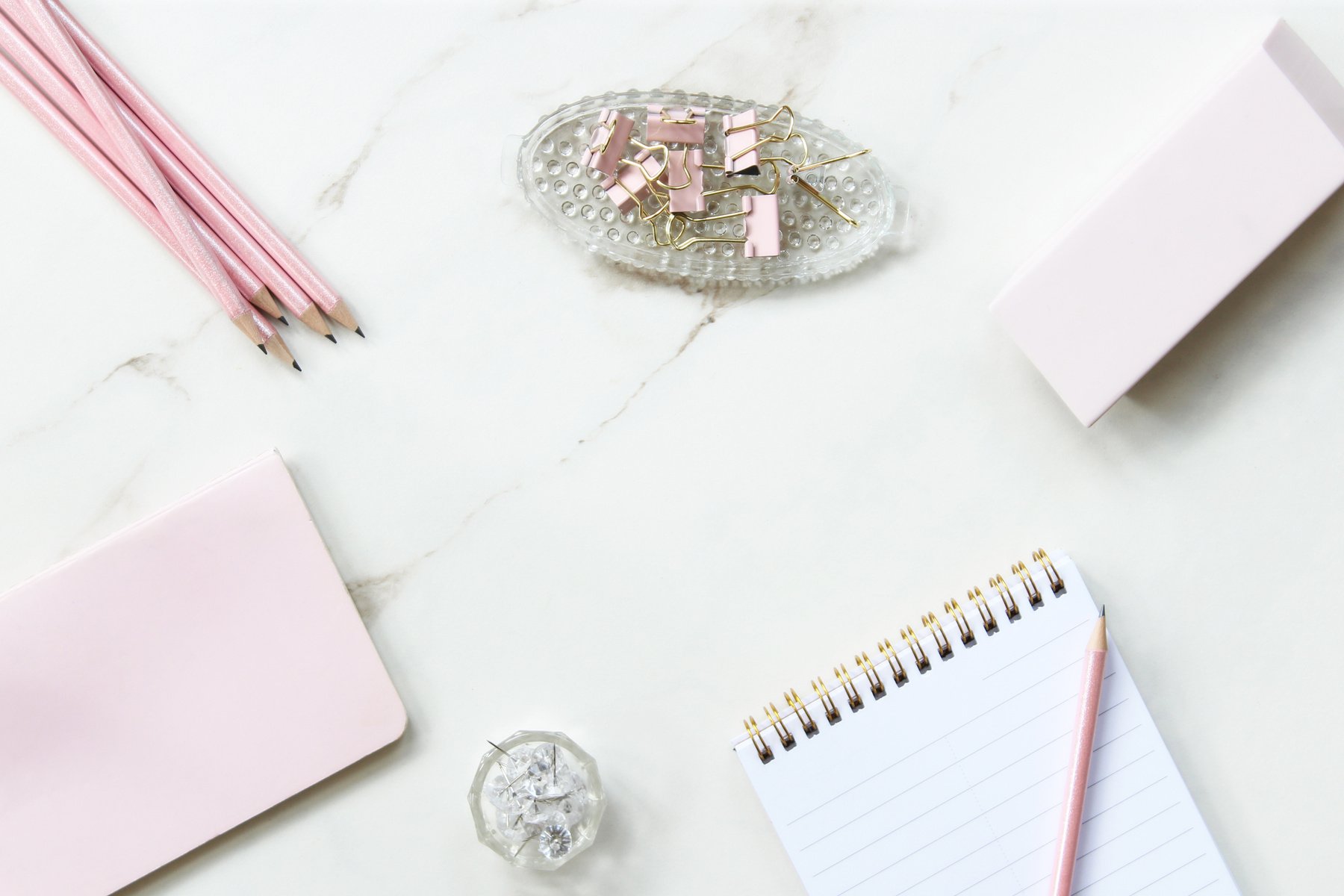 Pretty pink desk